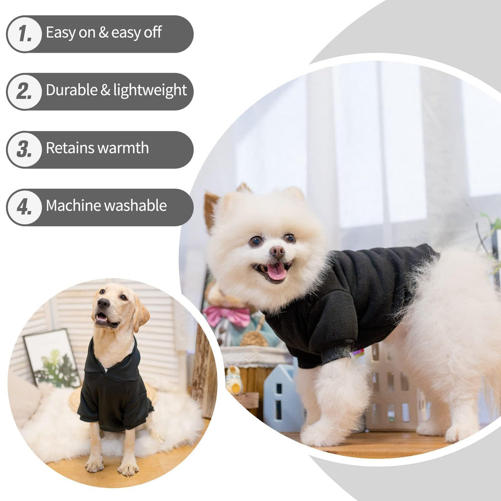 BINGPET dog hoodie fleece lining close-up emphasizes plush warmth and comfort.