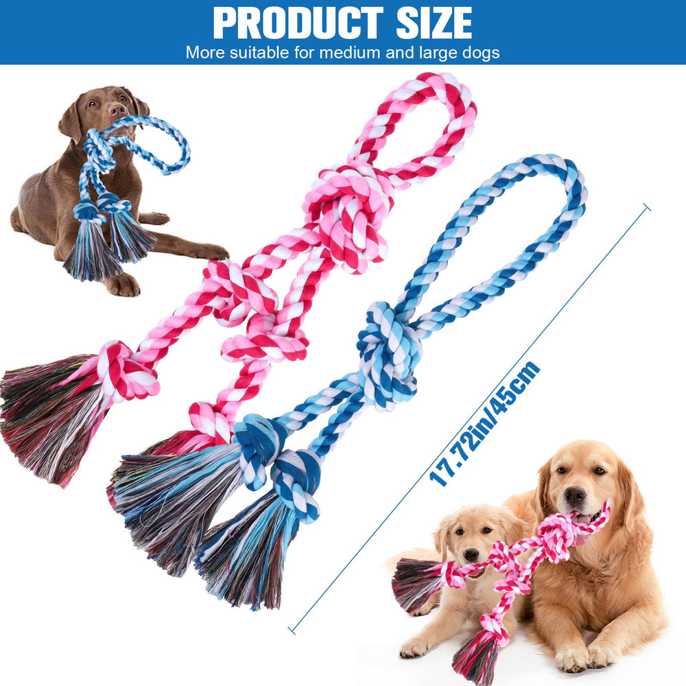 BINGPET natural cotton rope toy texture highlights safe odor-free material
