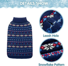 BINGPET dog sweater thick acrylic keeps pets cozy during cold days