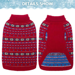 BINGPET dog sweater turtleneck design ready for easy wear.