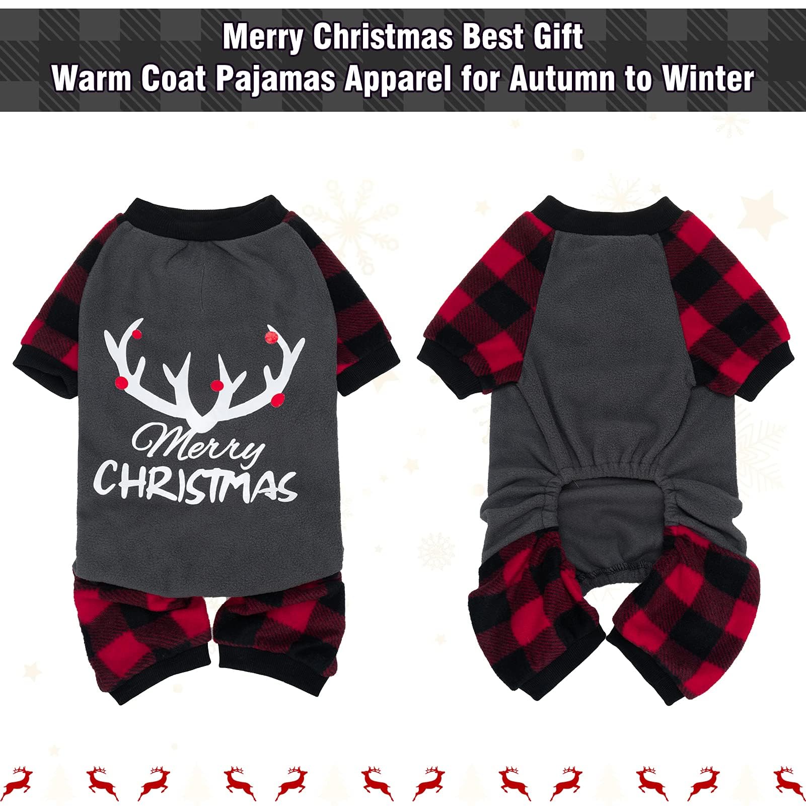 BINGPET elastic-design easy-on-off dog pajama for quick changes
