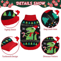 BINGPET turtleneck knit sweater provides stylish warmth without bulk