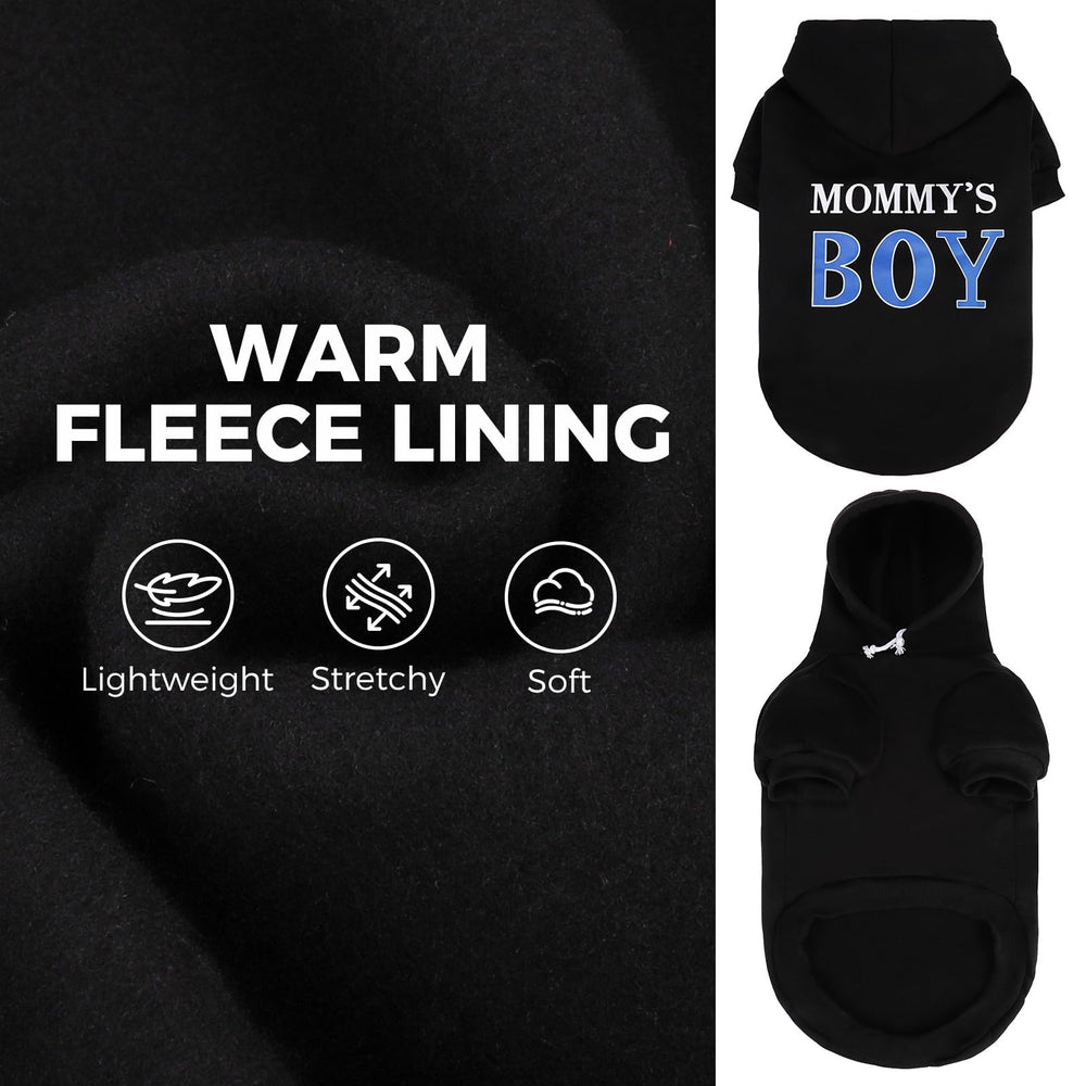 BINGPET Mommy's Boy dog sweater size L fit — comfortable warmth for larger dogs