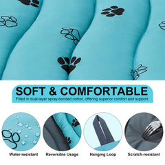 BINGPET outdoor travel dog bed with carry bag for effortless transport.