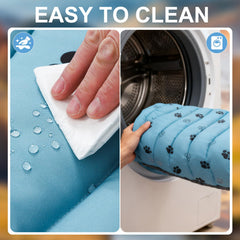 BINGPET paw-print reversible side offers playful style and easier dirt concealment.