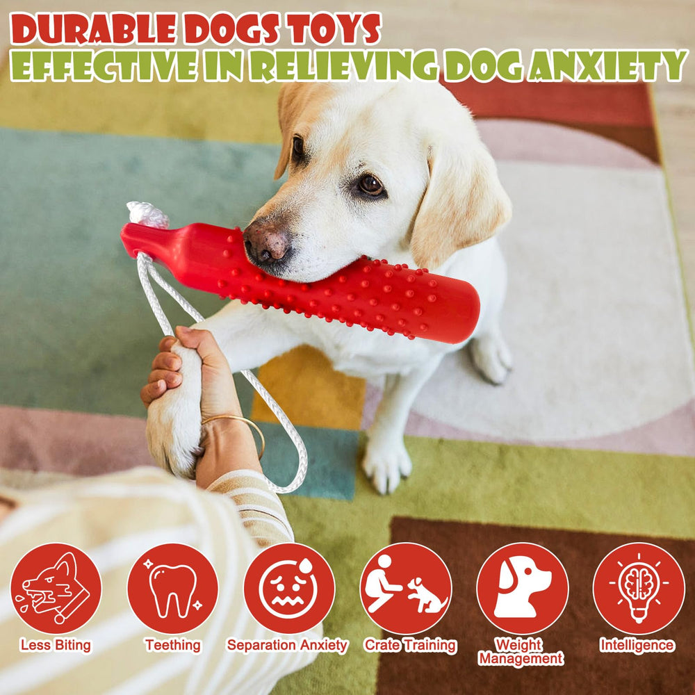 BINGPET round-bumps offer gentle oral contact for a comfortable chew.