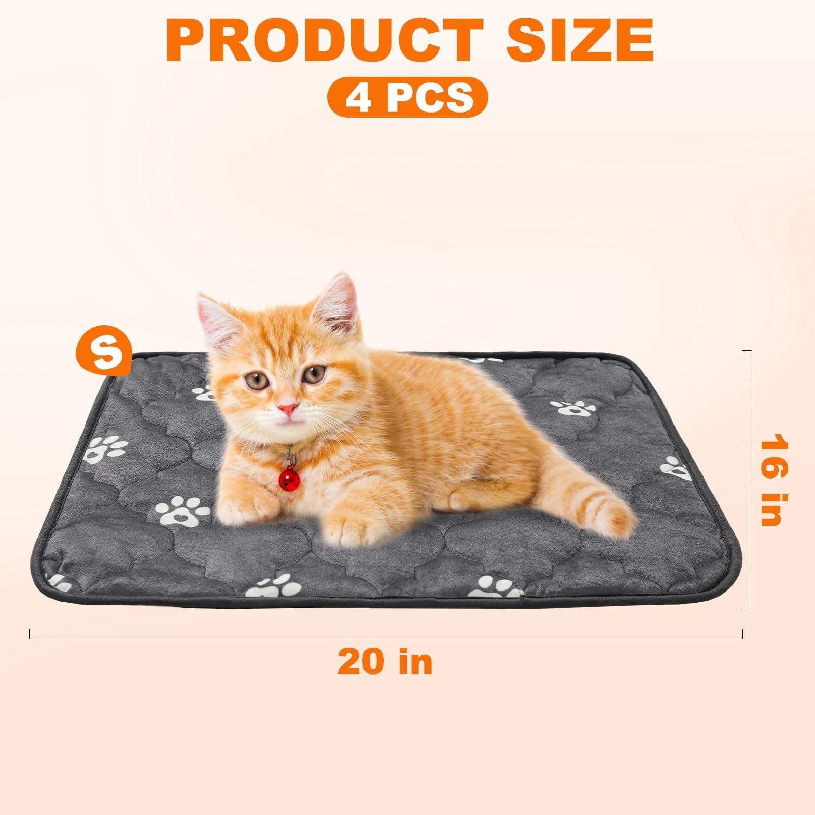 BINGPET self-warming bed multiple sizes fit cats and small dogs comfortably