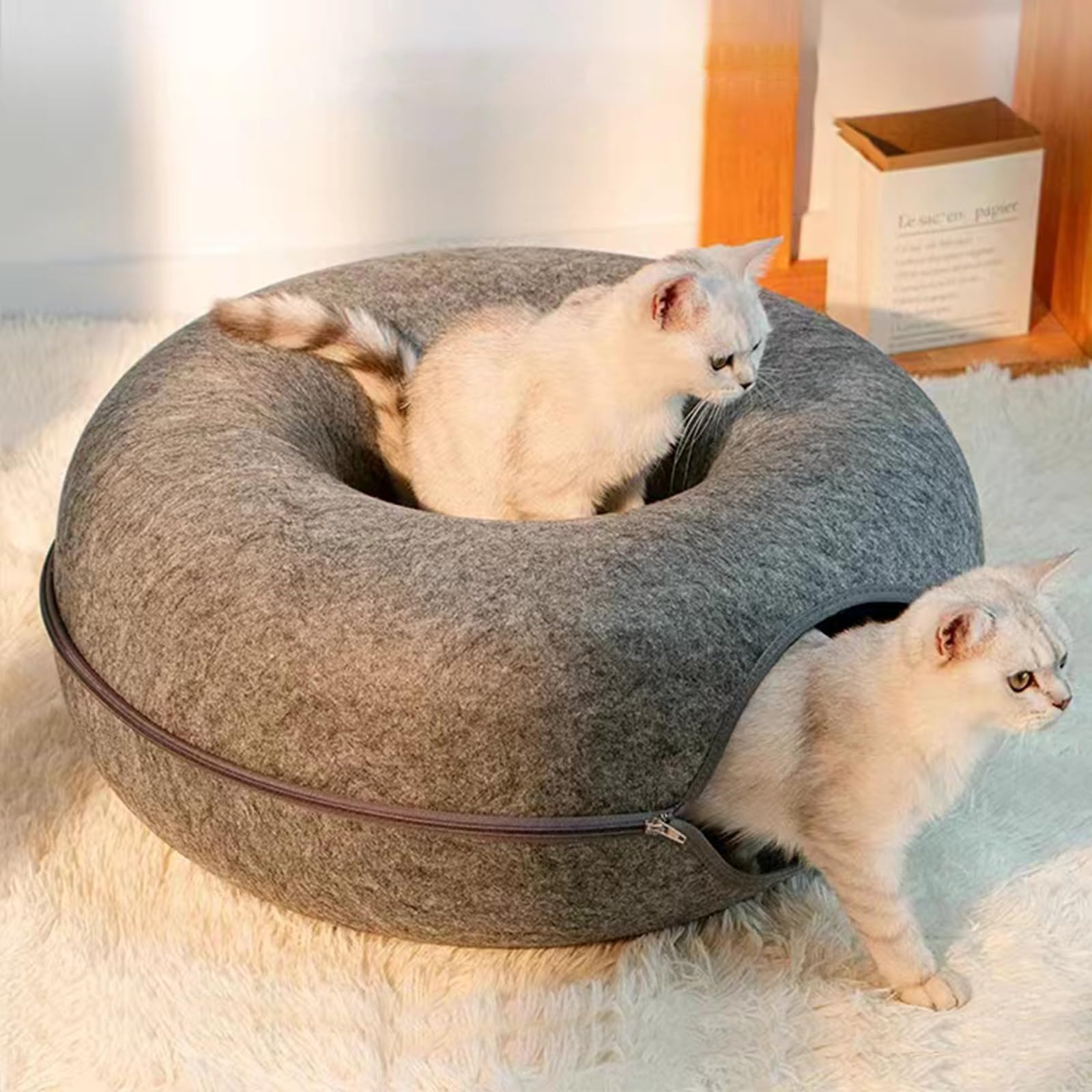 Bininl cat tunnel makes a thoughtful gift for curious indoor cats.