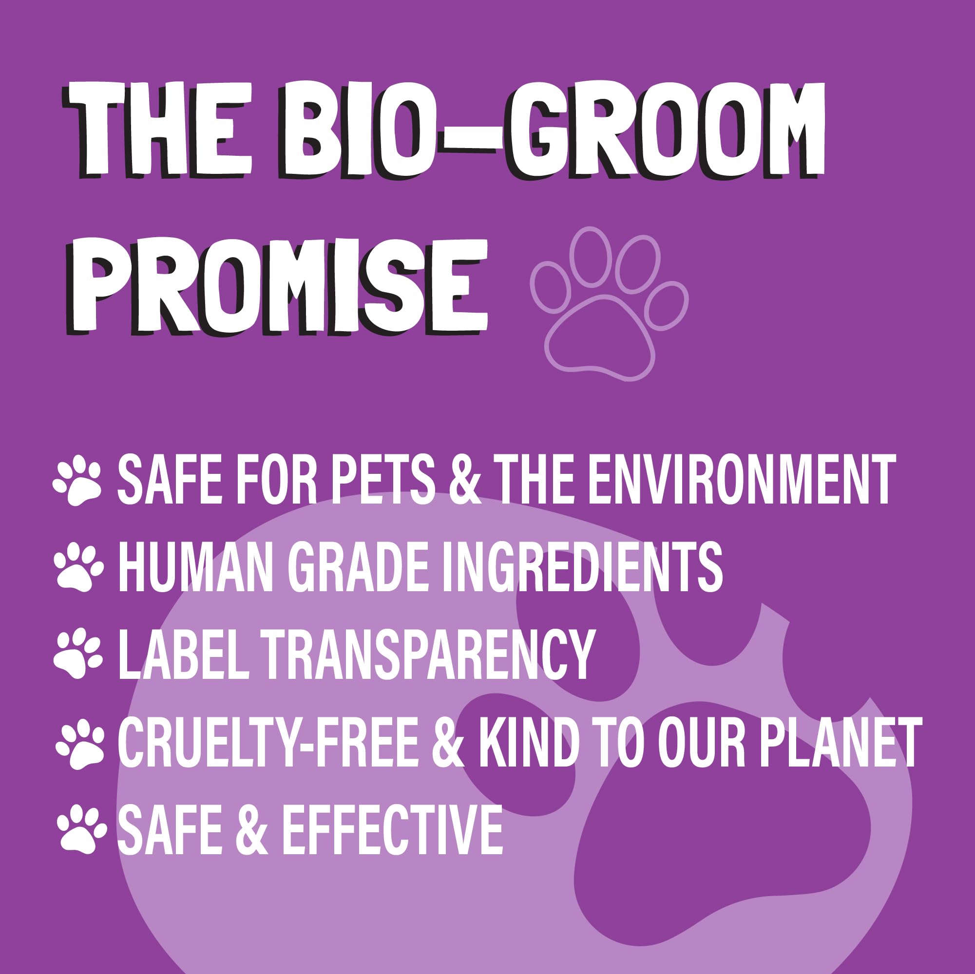 Bio-Groom chamomile conditioner application on pet fur soothing sensitive skin during grooming.