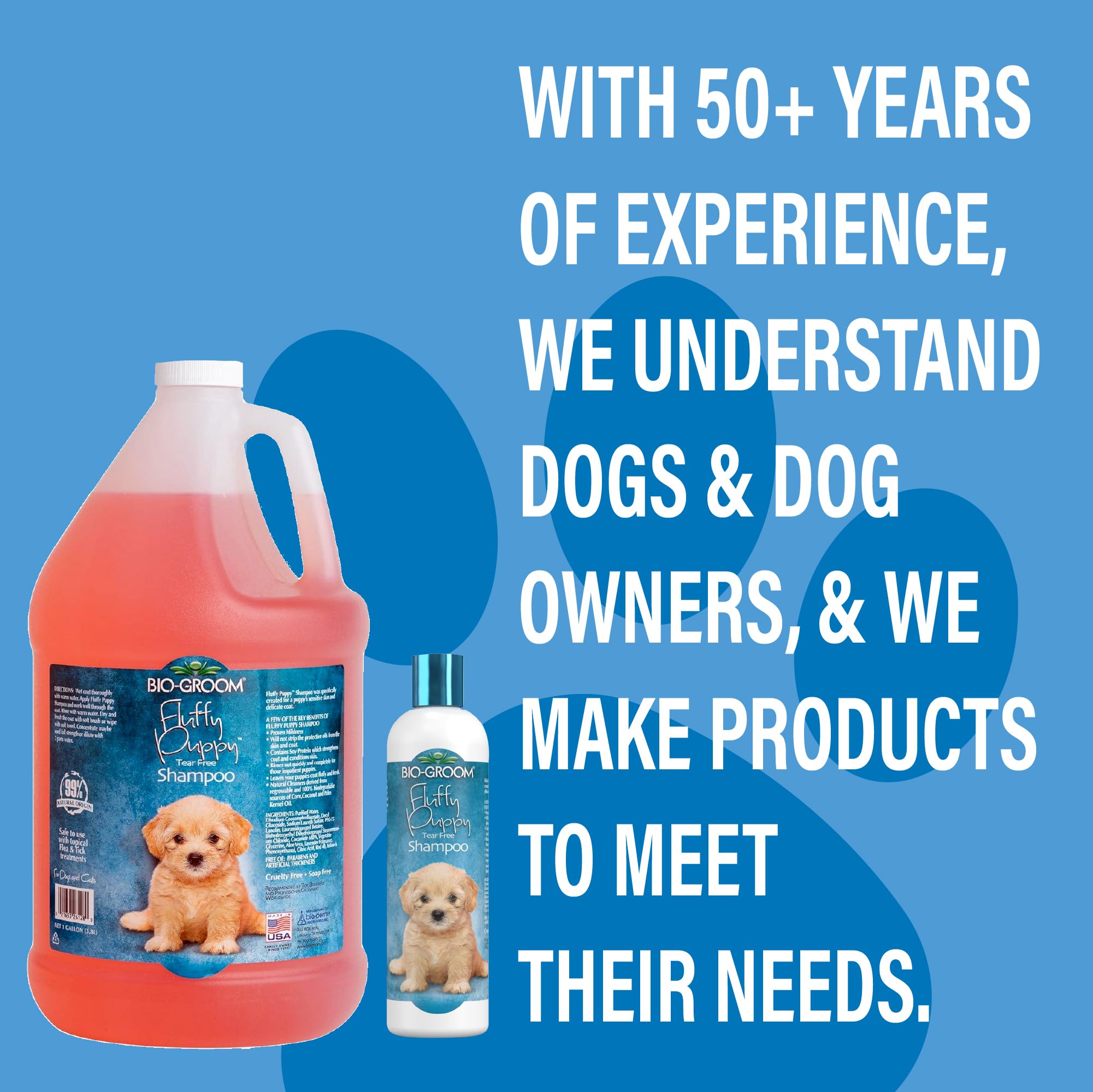 Bio-Groom cruelty-free label close-up reinforces ethical pet care commitments