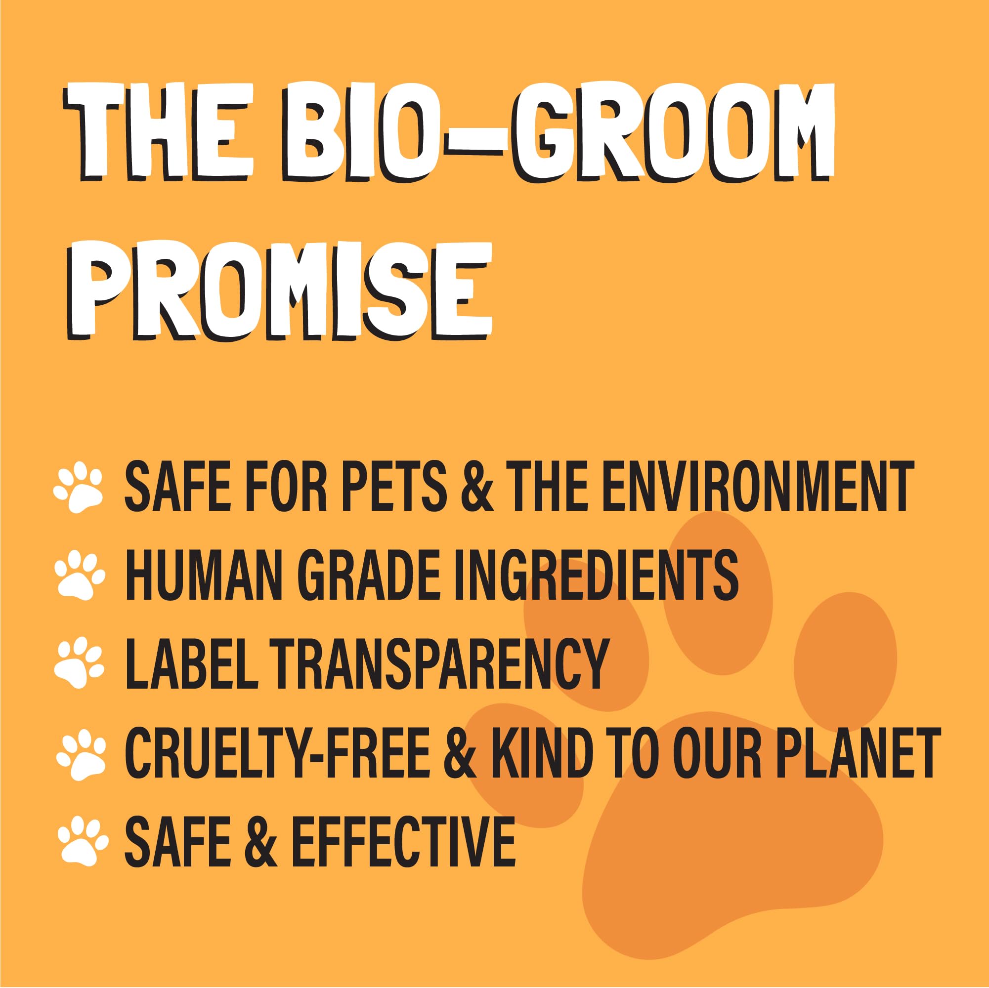 Bio-Groom cruelty-free label indicating ethical pet care.