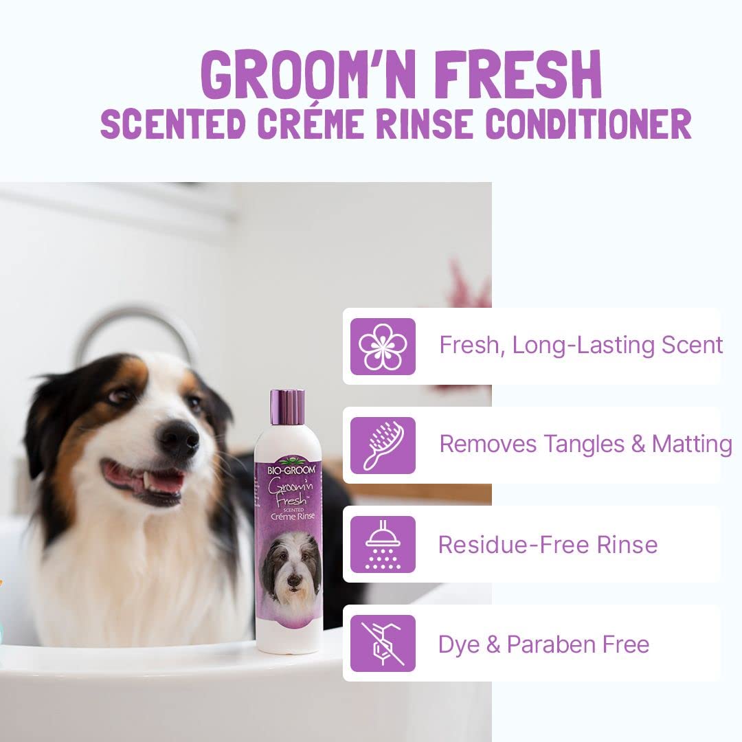 Bio-Groom Groom'n Fresh puppy use demonstrates gentle cleansing for sensitive skin.