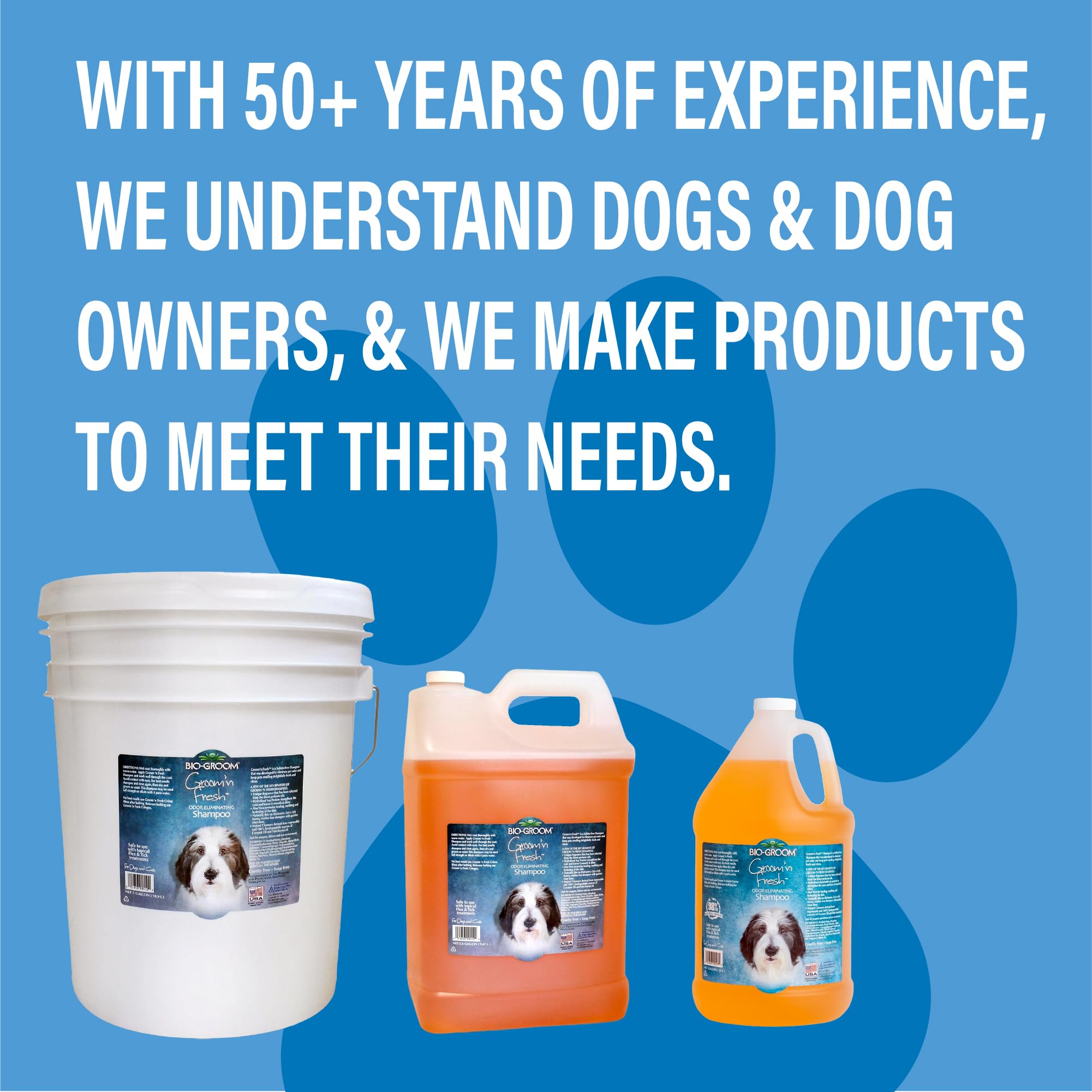 Bio-Groom Groom'n Fresh cruelty-free packaging communicates sustainable sourcing and ethical pet care.