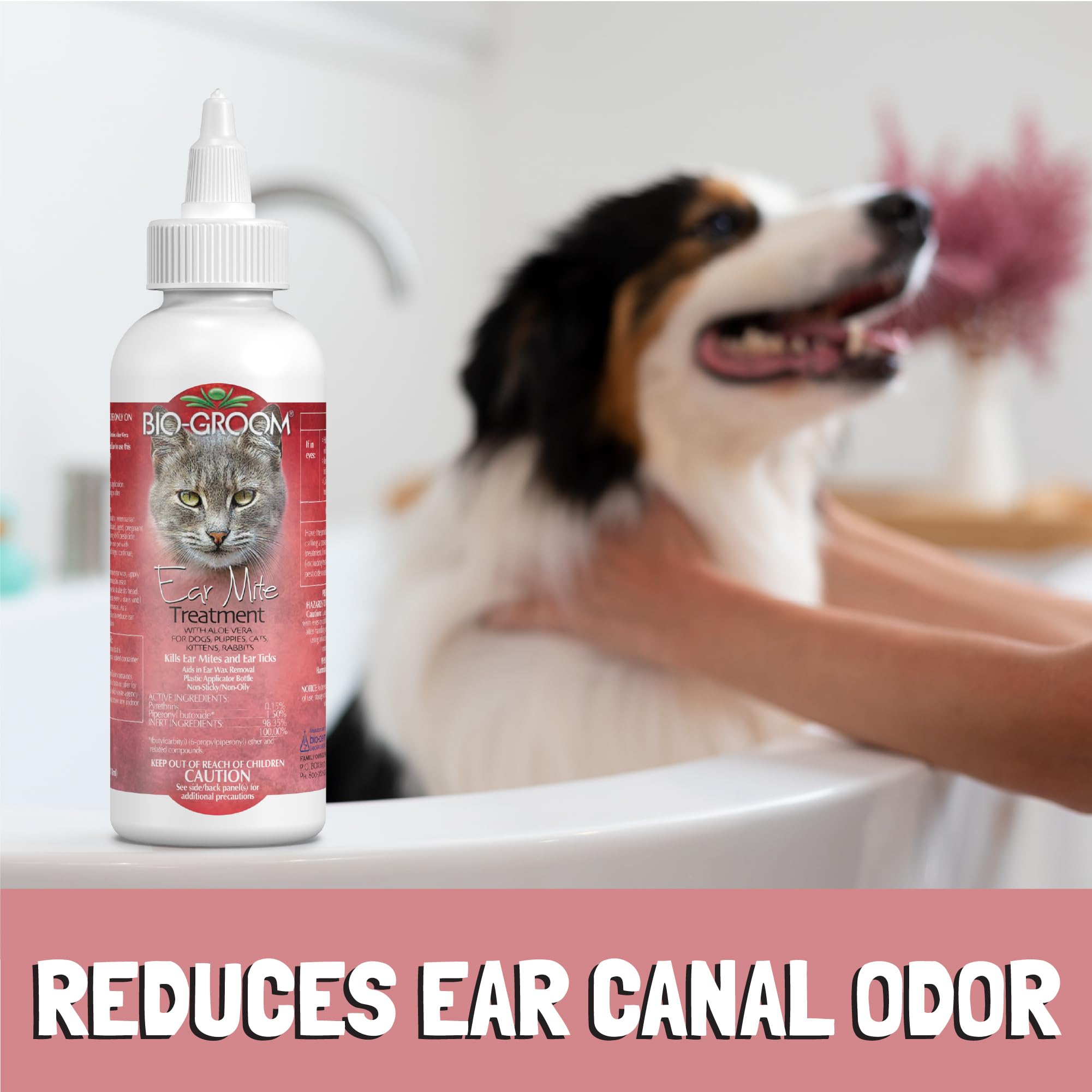 Bio-Groom Made-in-USA packaging highlights domestic manufacturing quality.