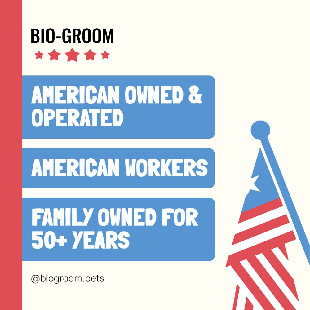 Bio-Groom Oatmeal Dog Shampoo cruelty-free symbol on packaging