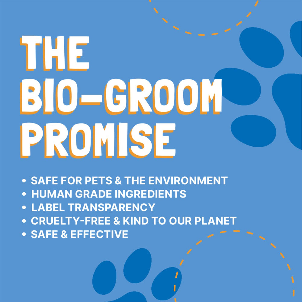 Bio-Groom Oatmeal Dog Shampoo USA-made seal on bottle