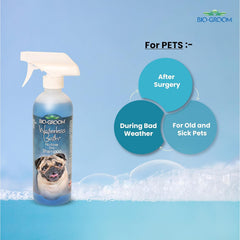 Bio-Groom Waterless Shampoo spot cleaning scene for between bath care