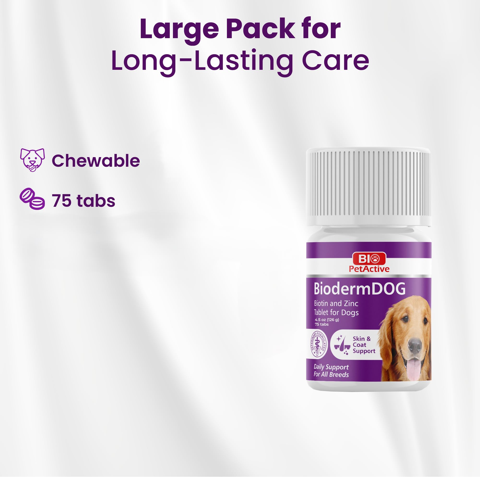 Bio PetActive 25 years wellness commitment highlights trusted pet care.