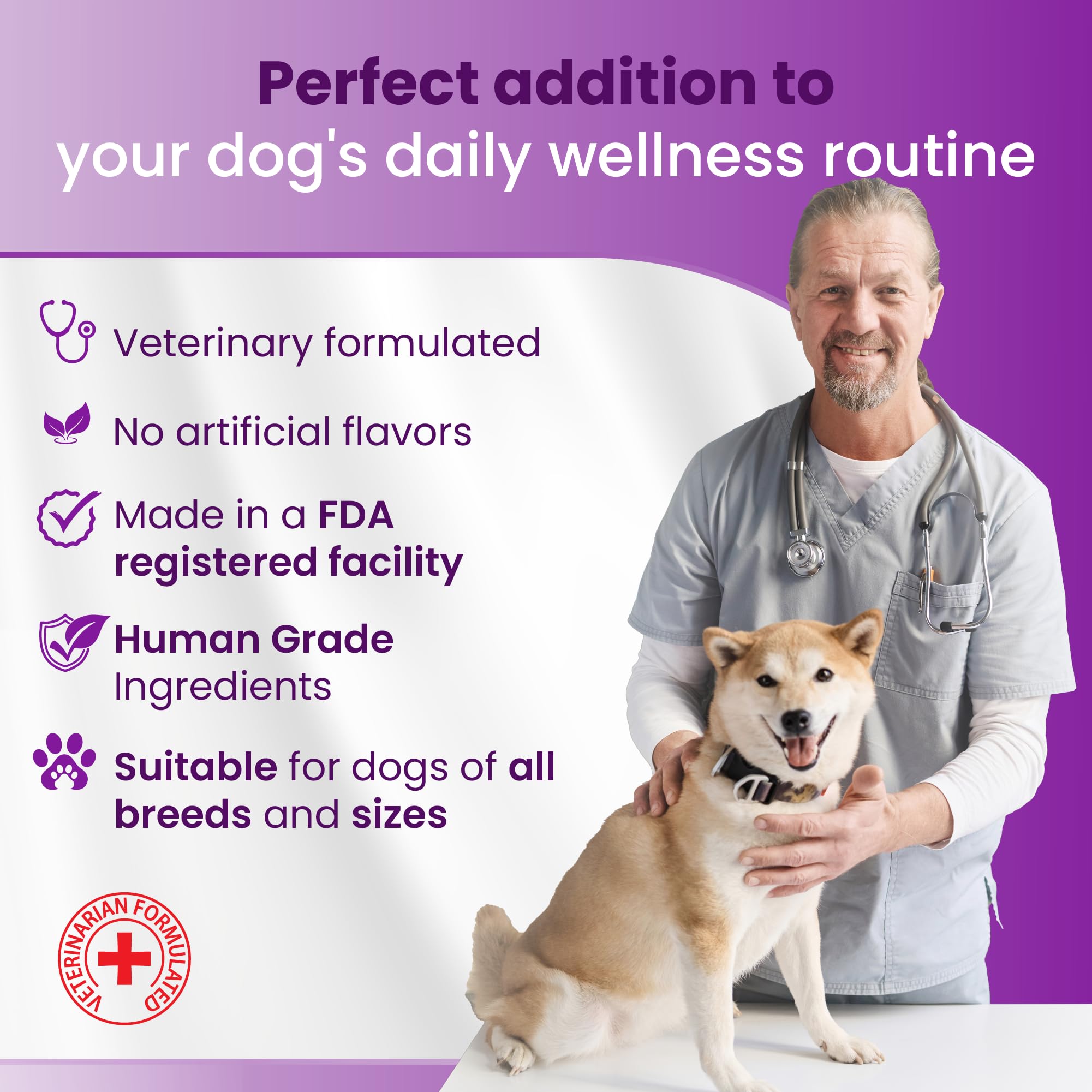 Bio PetActive omega-3 joint support showcases reduced inflammation.