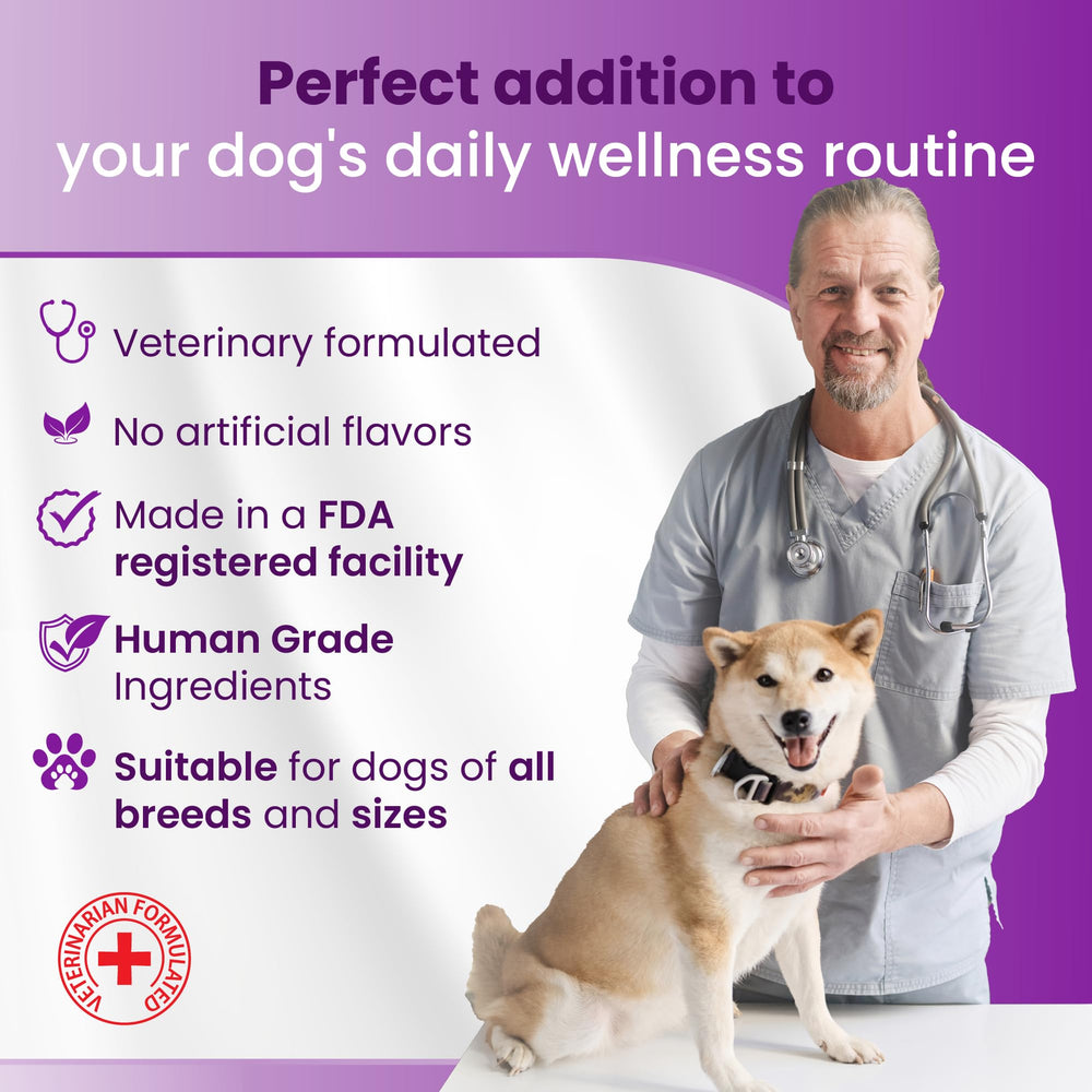 Bio PetActive omega-3 joint support showcases reduced inflammation.