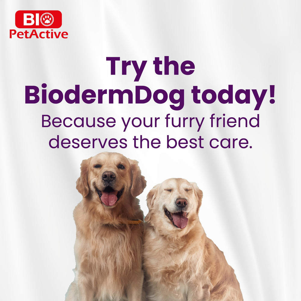 Bio PetActive puppy and adult use guide image demonstrates dosing.