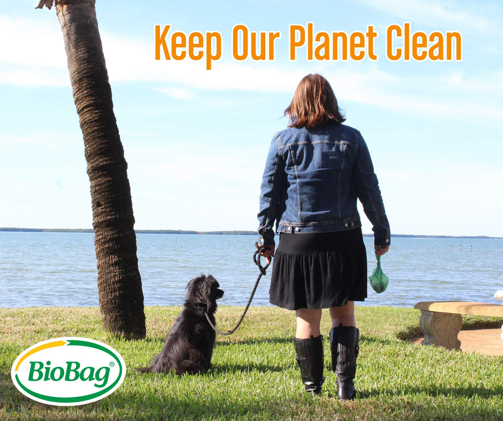 BioBag eco-friendly-alternative packaging close-up communicates plant-based credentials.