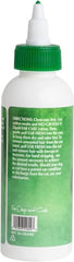 Bio-groom Ear-Fresh pour action demonstrates quick powder application near the ear.