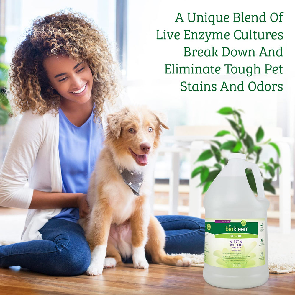 Biokleen Bac-Out carpet cleaning solution ready for tough carpet stains