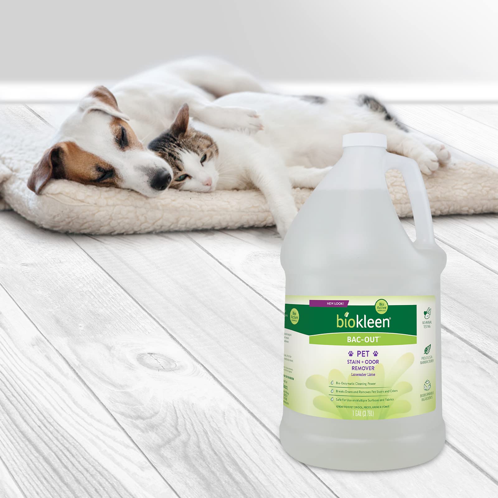 Biokleen Bac-Out eco-friendly ingredients emphasize plant-based cleaning