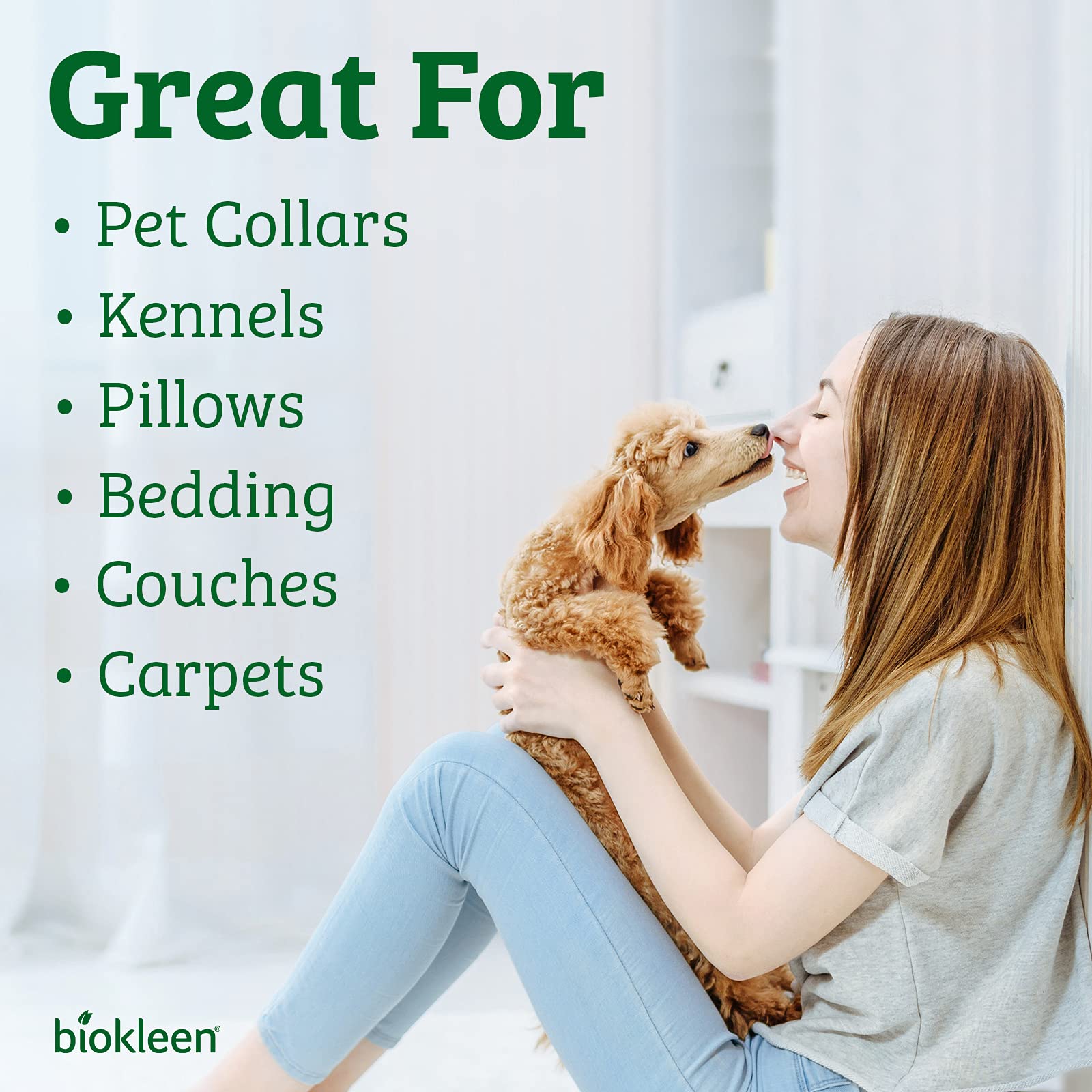 Biokleen Bac-Out kennel bedding cleanup for fresh pet resting spaces