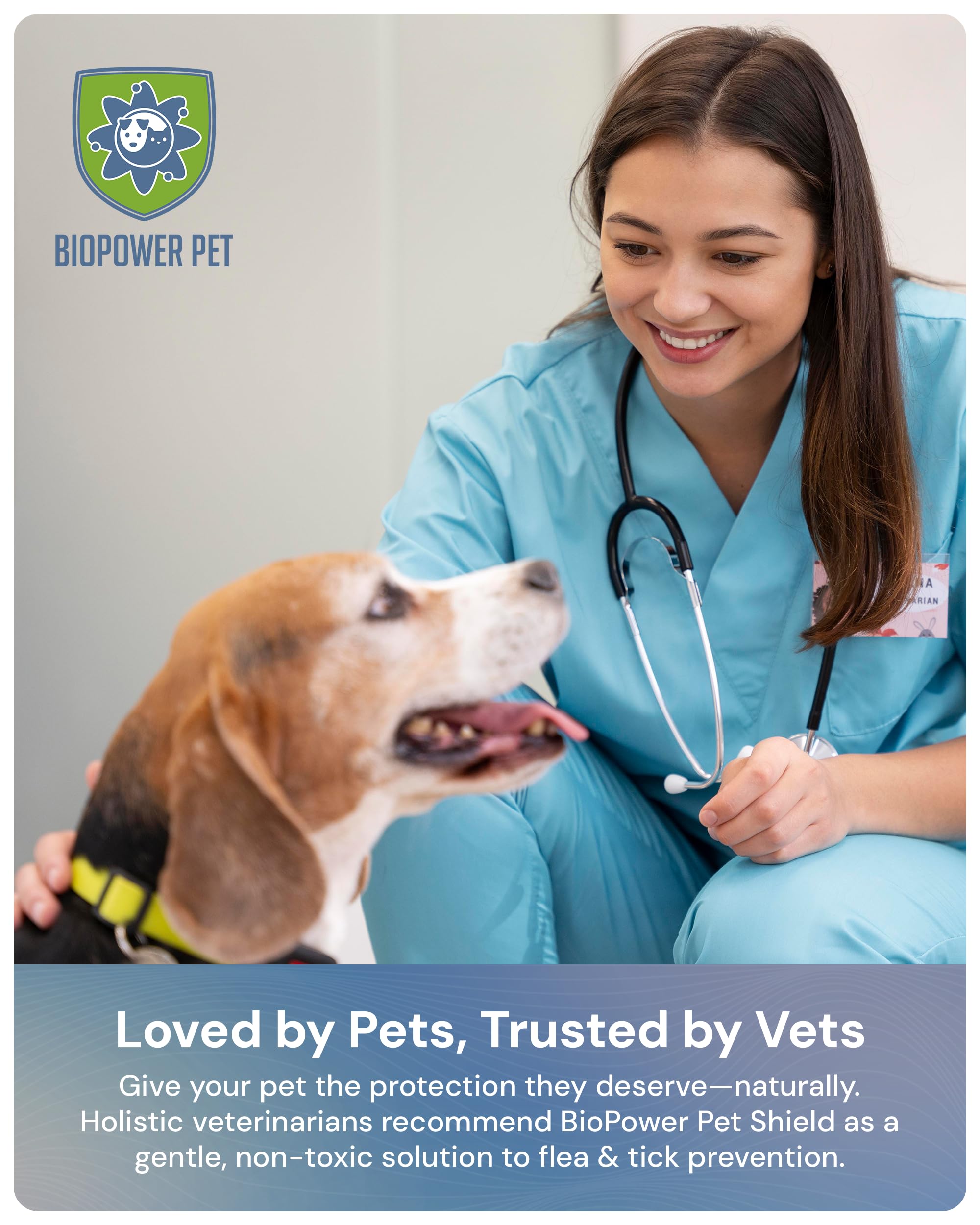 BIOPOWER PET Shield waterproof design endures rain or splashes.