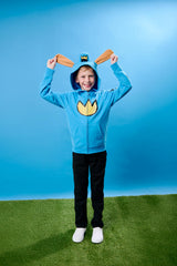 Bioworld Dog Man kangaroo pocket provides storage and warmth