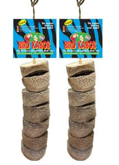 Bird Kabob Original 2-Pack hanging toy for birds offers hours of safe shredding and enrichment.