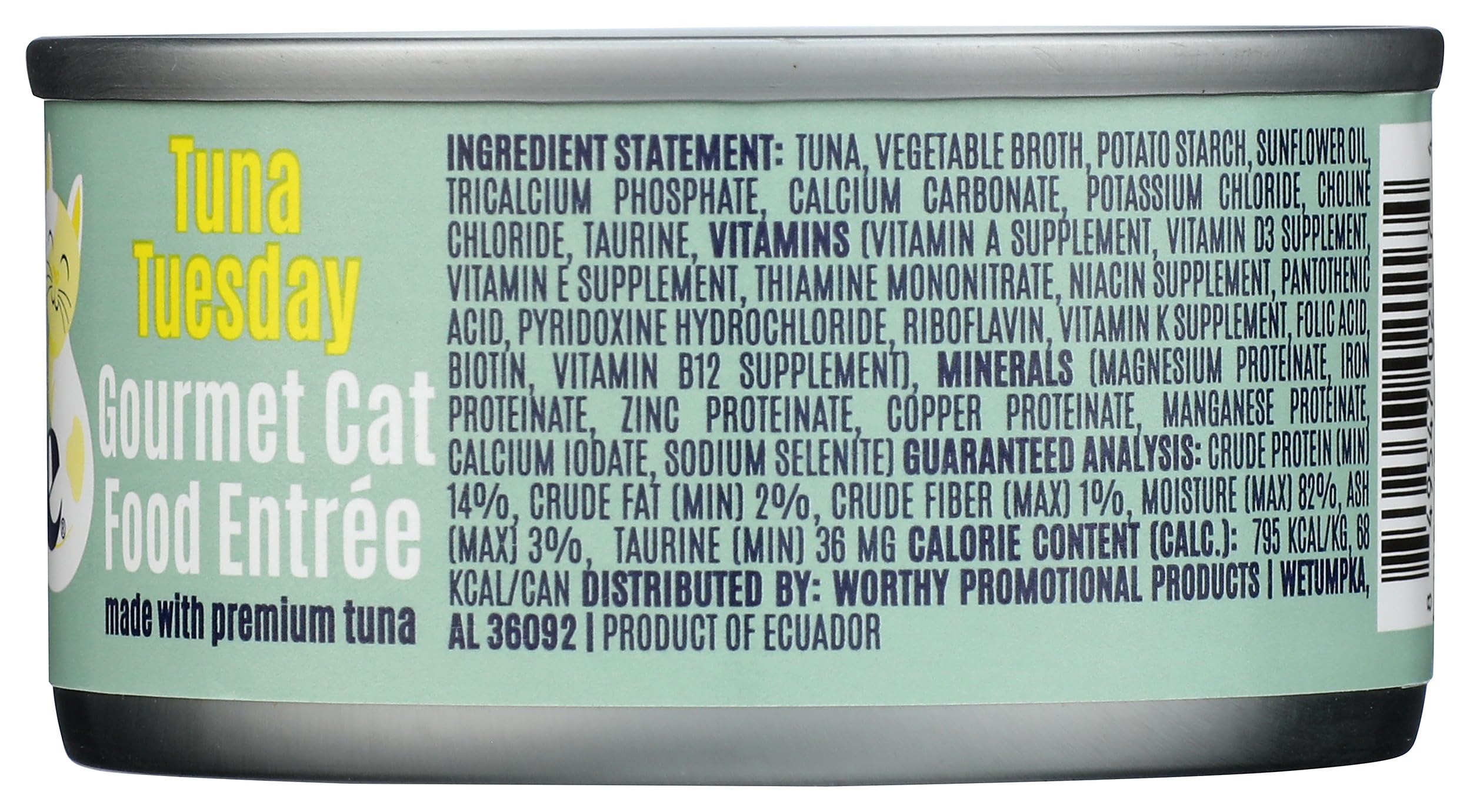 Birdie & Louie cat wet Tna Tuesday 3oz can-label shows brand quality and freshness cues.