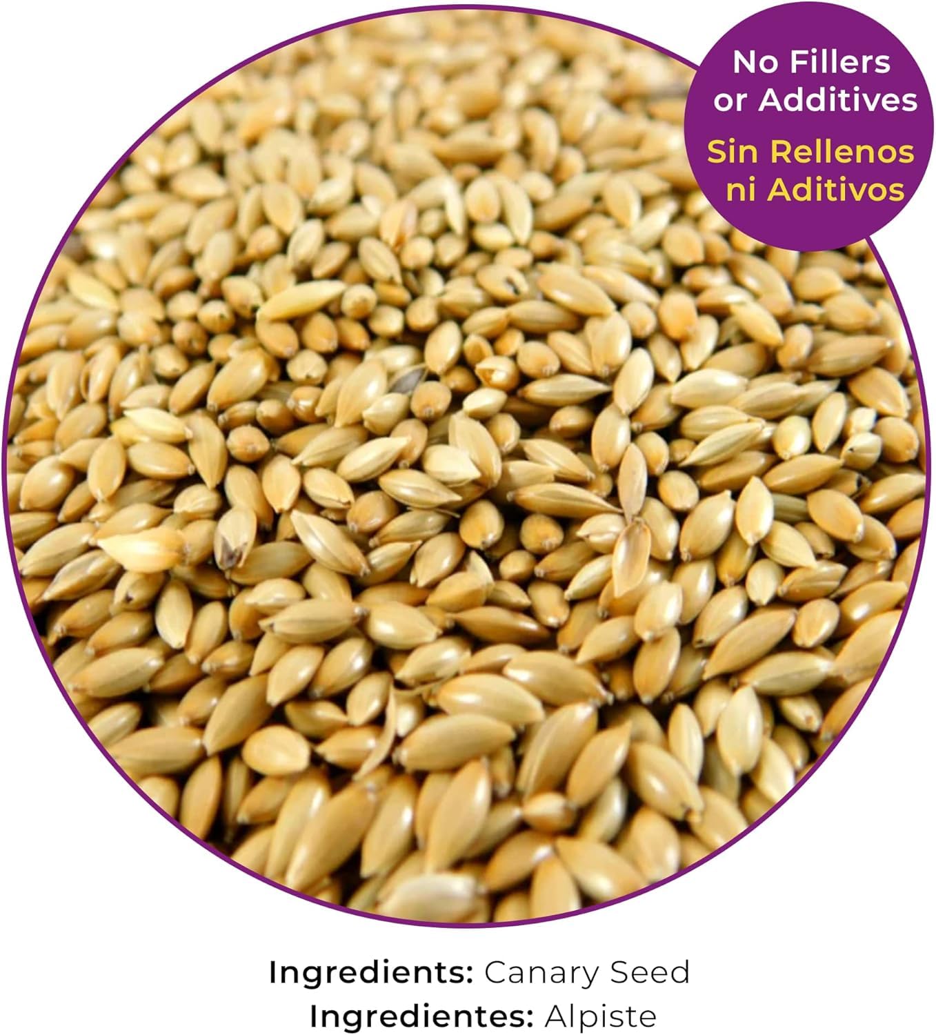 Birds LOVE Alpiste seed budgies focus highlights 5 lb bag value.