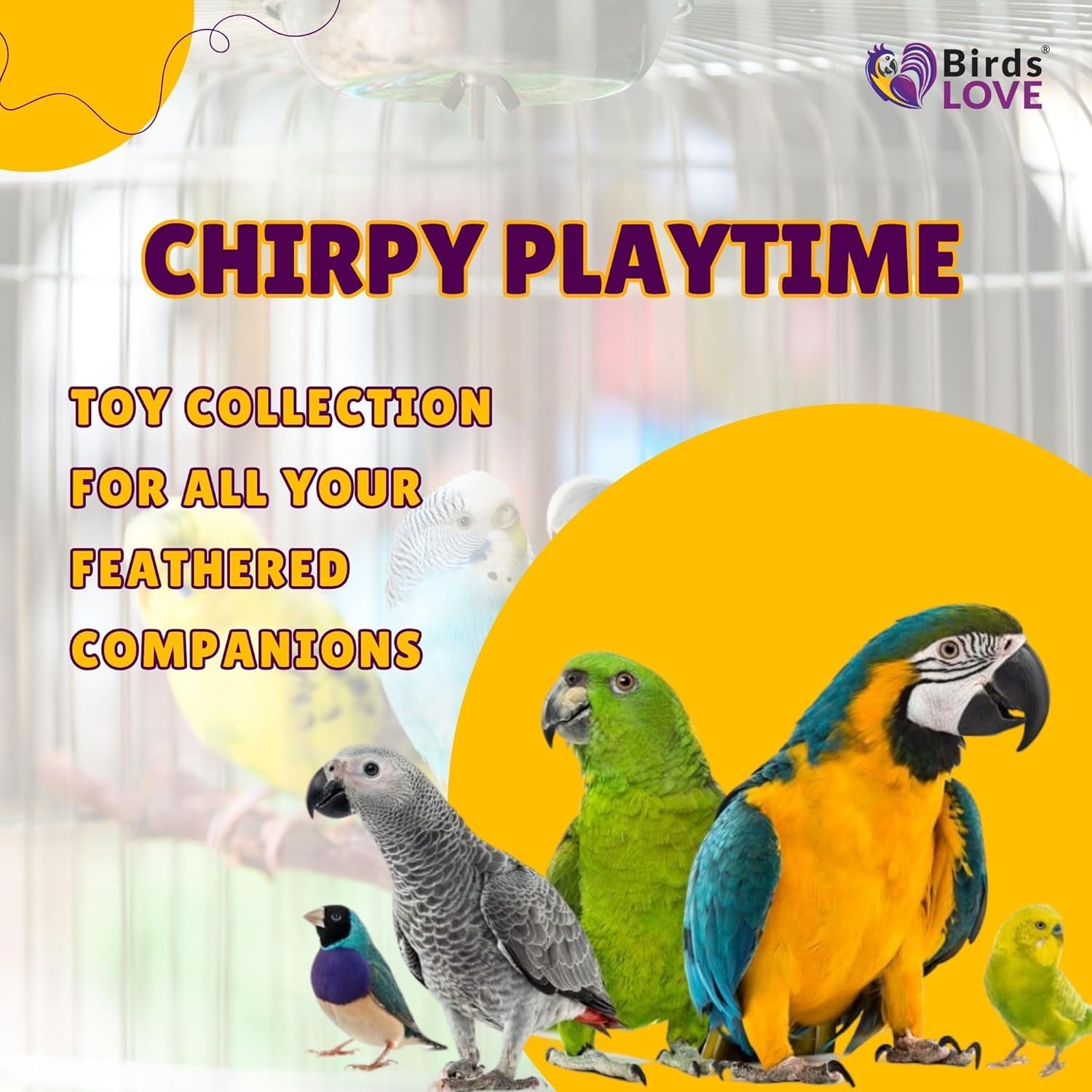 Birds LOVE parrot enrichment toy for small to medium birds