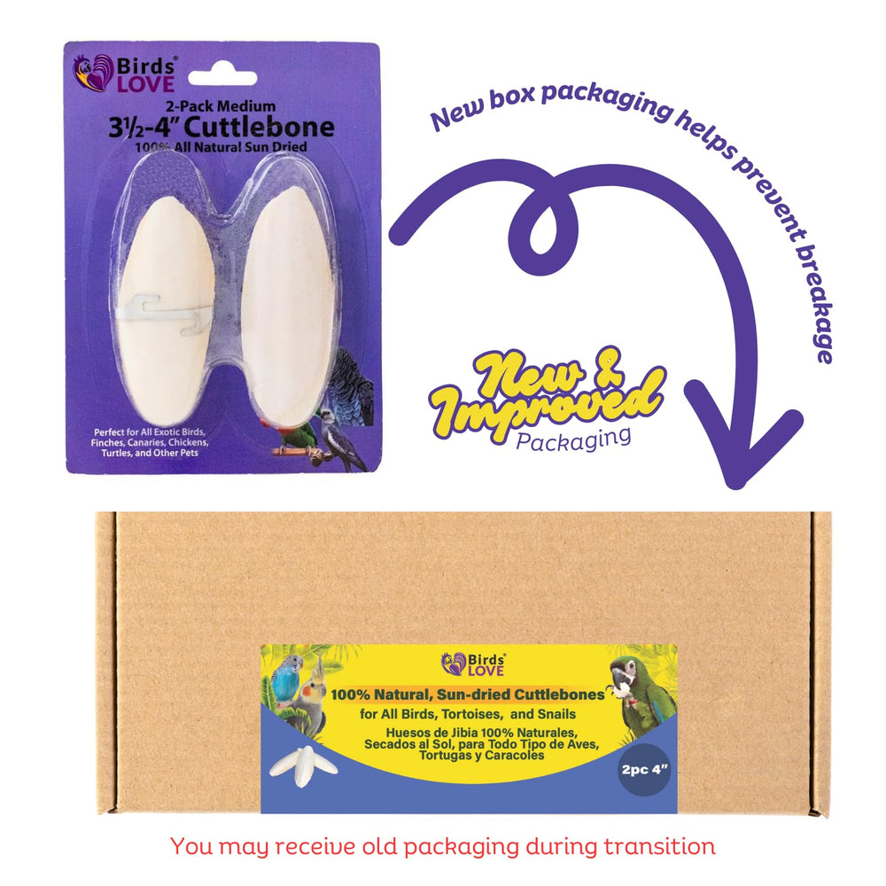 Birds LOVE sun-dried cuttlebone texture supports safe calcium delivery for pets