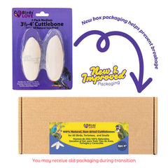 Birds LOVE sun-dried cuttlebone texture supports safe calcium delivery for pets