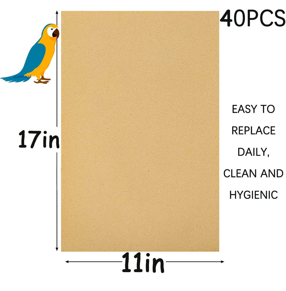 Birheatry gravel paper cut-to-fit image—easy size trimming for a snug cage liner.