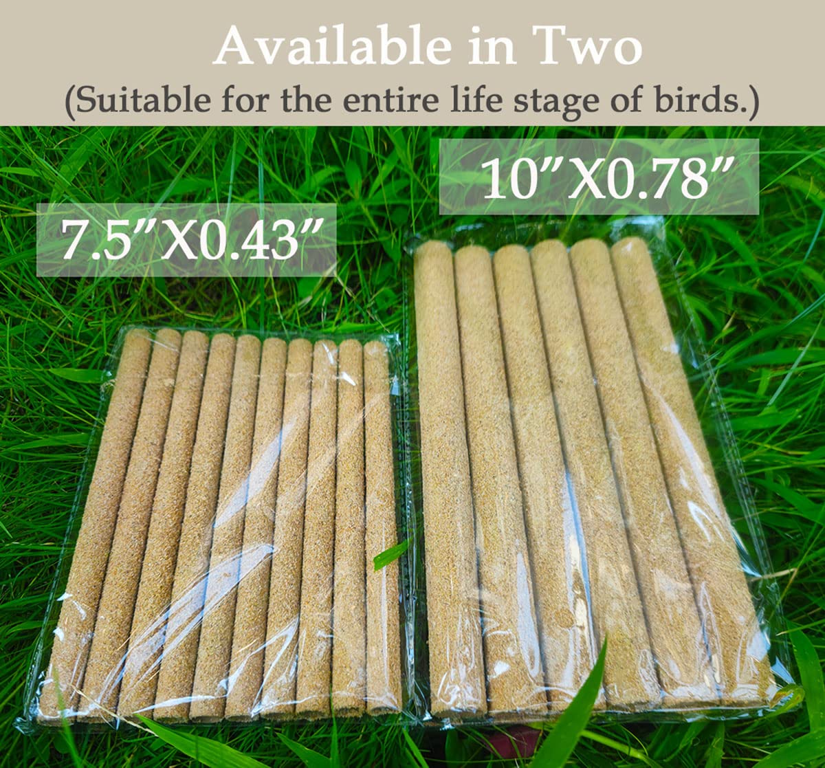 Birheatry sand perch cover 12-pack bundle for versatile cage placements.