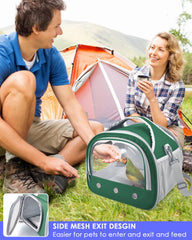 Bissap chinchilla carrier side pocket storage for essentials like water and snacks.