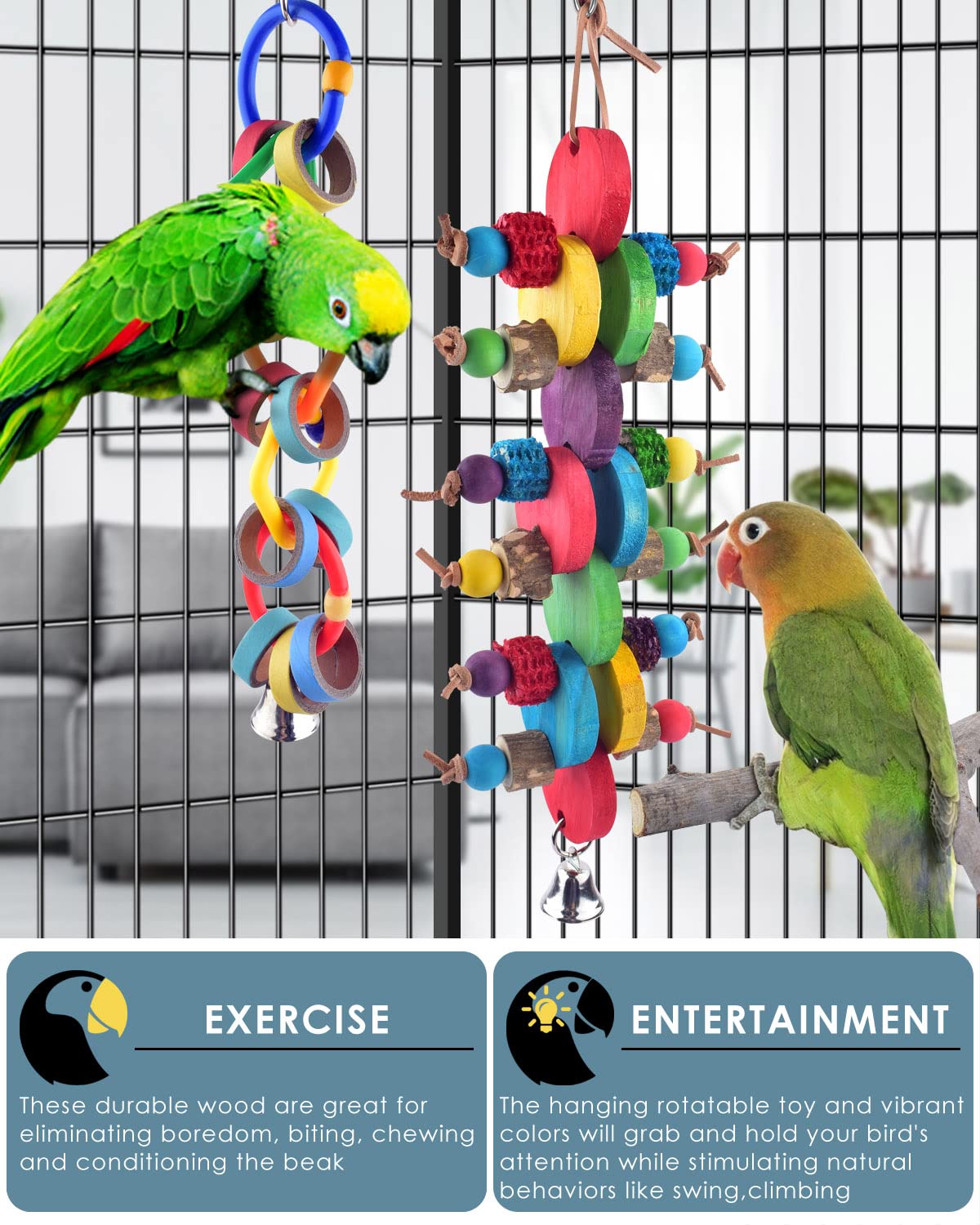 Bissap layered-design chew toy encourages climbing and exploration