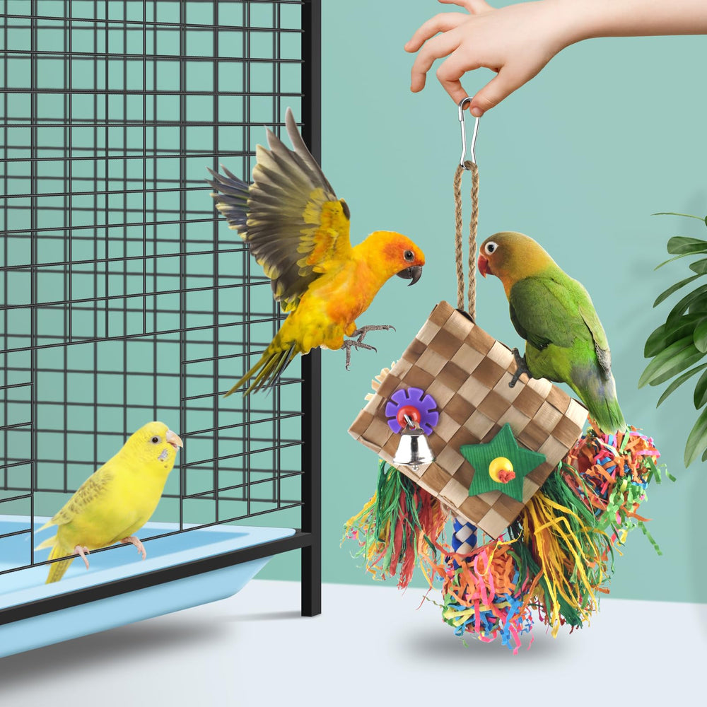 Bissap Natural Palm-Weave Toy combines FSC-Certified wood for safe chewing.