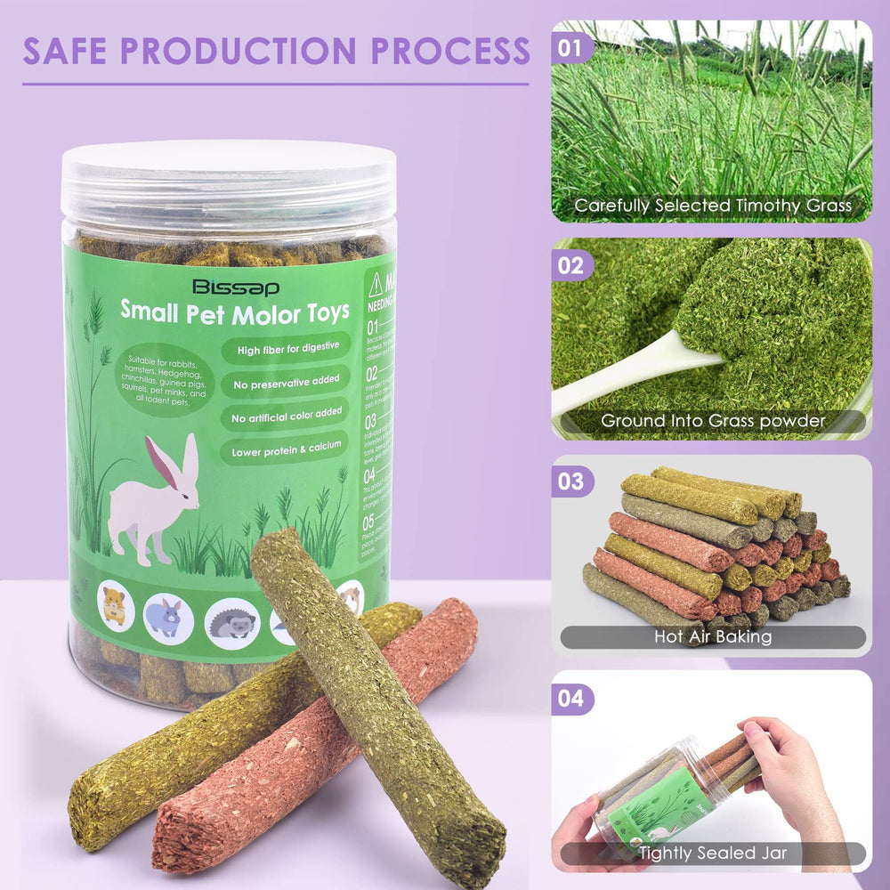 Bissap rabbit chew sticks playtime with bunny showcases engaging nibbling reward.