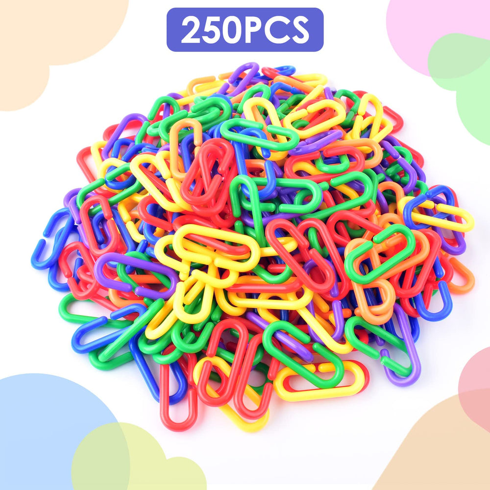 Bissap rainbow clips and chains demonstrate a DIY cage toy setup for birds and small pets.