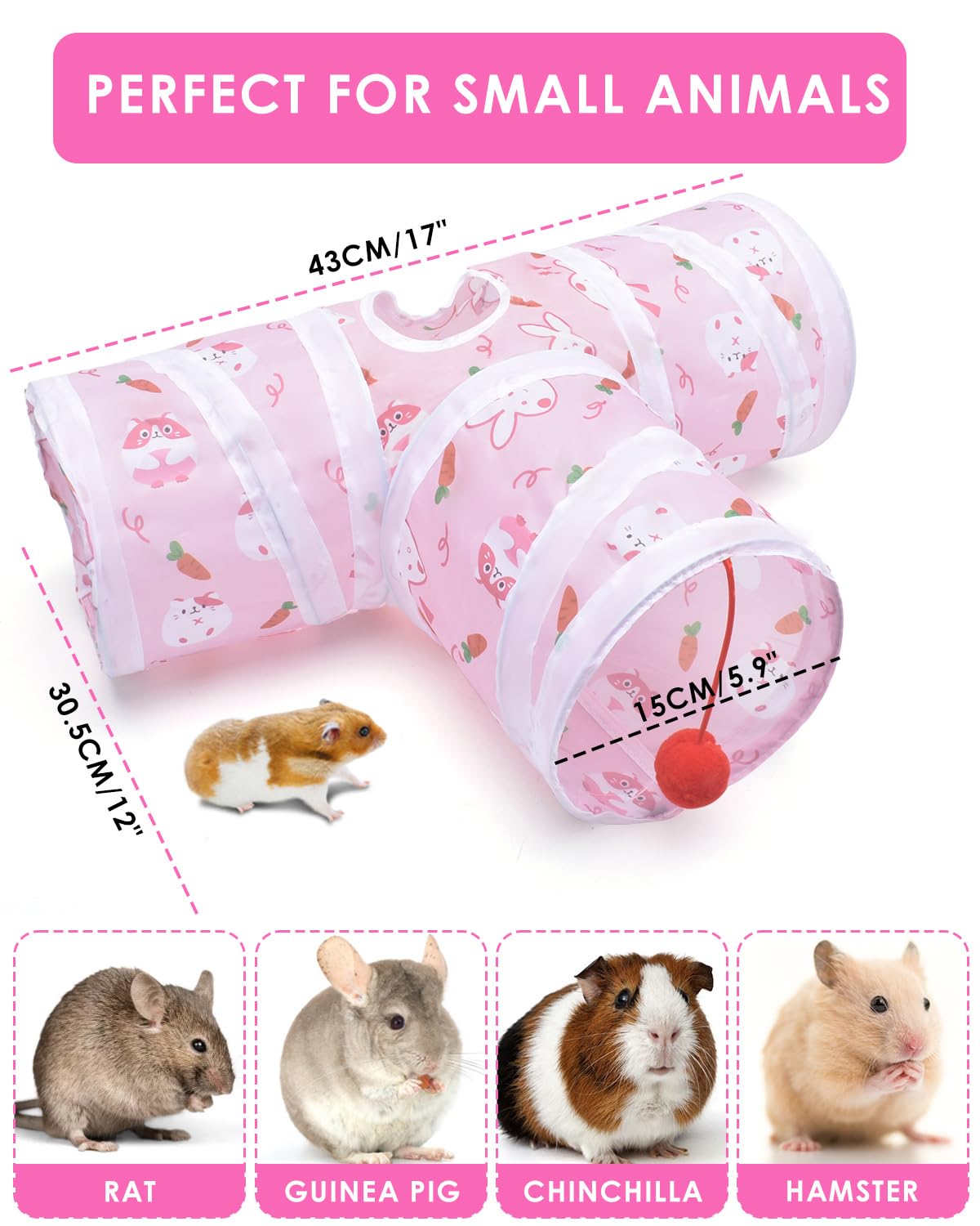 Bissap small animal hideout in use shows cozy, secure space for activity