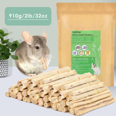 Bissap bamboo chew stick close-up highlights natural texture and fiber content.