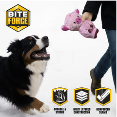 Bite Force plush toy ideal for teething and cuddling sessions.