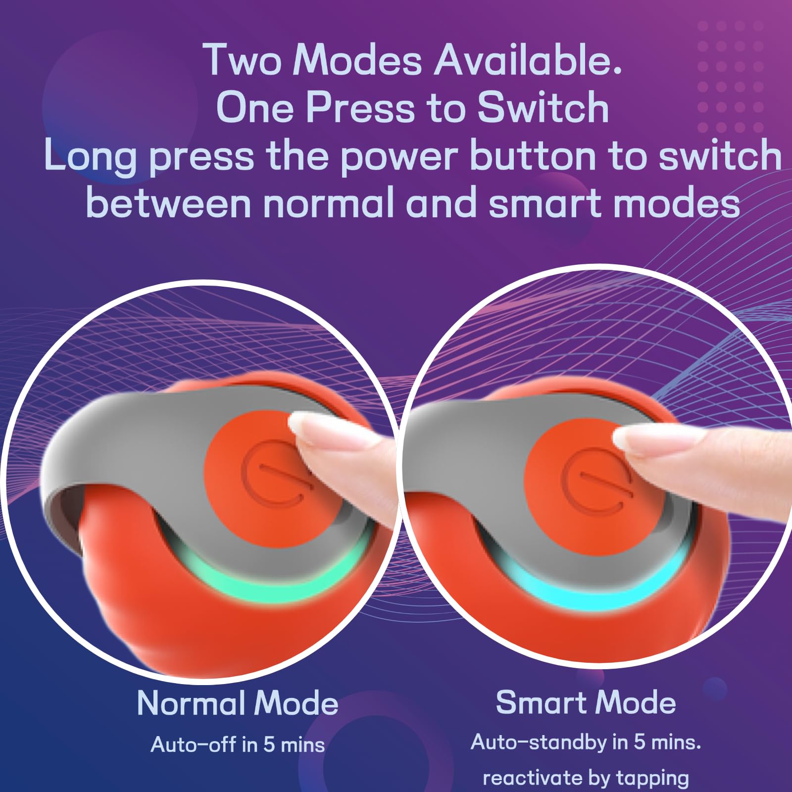 Bite-resistant silicone wheels keep the toy durable and quietly smooth.