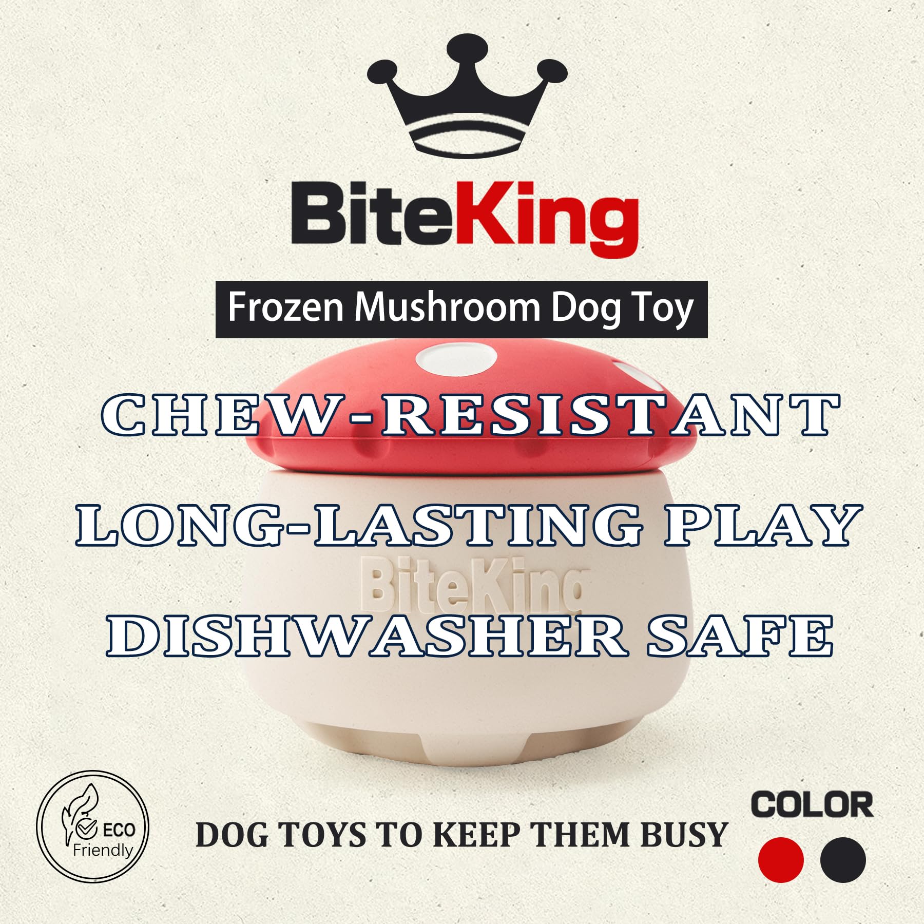 BiteKing-freeze-mold-treat-filling showing frozen enrichment inside the toy.